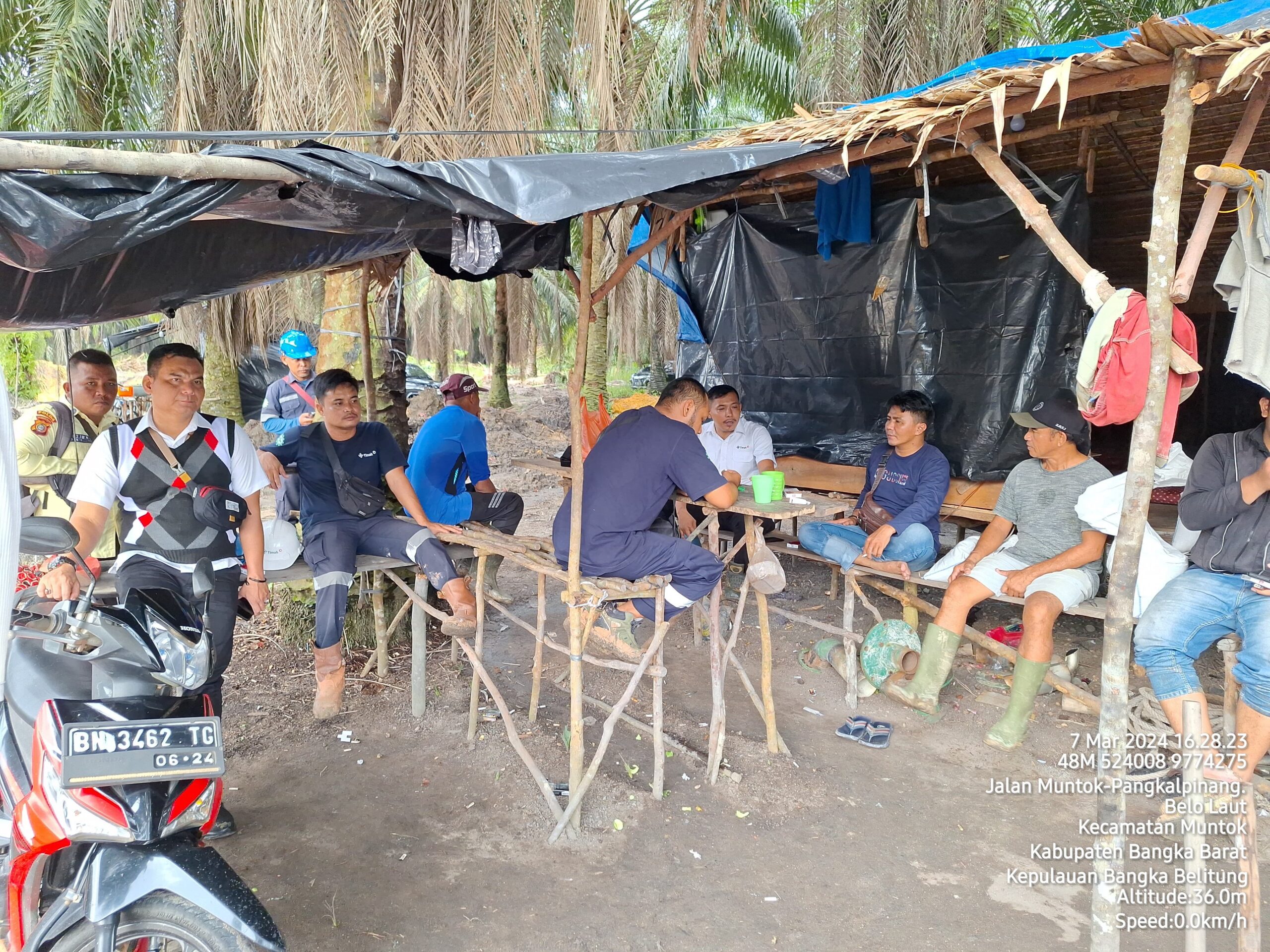 Terkait Pemberitaan Dadang Selundupkan Timah Itu Tidak Benar, PT.TIMAH : Karung itu Berisi Pasir Kering.