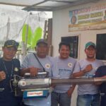 Karang Taruna kelurahan sepatan mengadakan penyemprotan nyamuk.