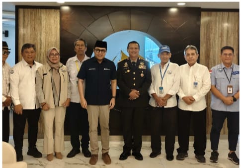 Gema Sasmita, bersama jajaran pengurus HMNI melakukan audiensi awal dengan jajaran Kementerian Kelautan dan Perikanan (KKP).
