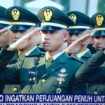 Prabowo Subinato Presiden RI melantik Perwira sekitar 2.000 prajurit yang siap bantu negara.