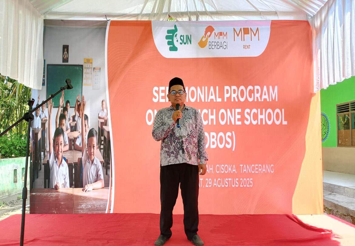 Atas nama pemerintah desa, saya sangat mengapresiasi program yang digagas PT MPM.
