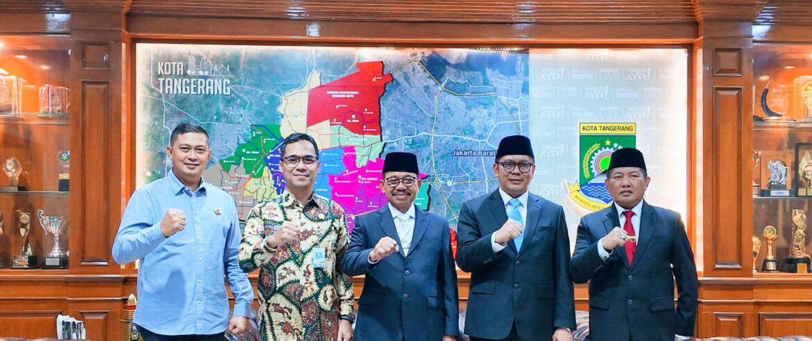 Penguatan Kolaborasi Antar lembaga : ATR/BPN Kota Tangerang Sambangi Pemerintah Kota Tangerang.