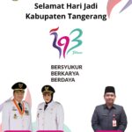 Bapenda Kabupaten Tangerang dan beserta Staf mengucapkan Hut Kabupaten Tangerang yang ke-393 tahun dari 13 Oktober 1632 - 13 Oktober 2025.